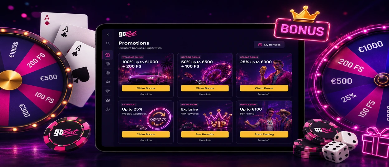 GTbet Bonus